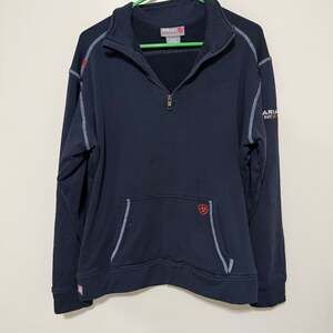 Ariat FR Cat 2 Polartec 1/4 Zip Mens XL Top Arc Flash Work Fleece
